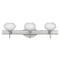 Besa Lighting Lasso Vanity, Opal Matte, Satin Nickel Finish, 3x5W LED 3SW-561207-LED-SN - alternate 1
